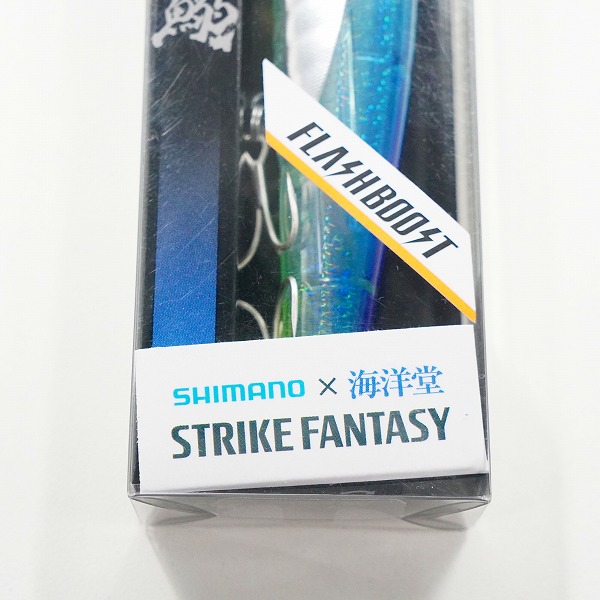 実際に弊社で買取させて頂いた【未使用】SHIMANO×海洋堂 ストライクファンタジー 藤五郎鰯 129F 23g フラッシュブースト STブルーAB ミノー ルアーの画像 5枚目