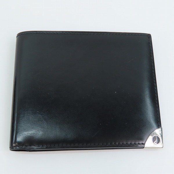 実際に弊社で買取させて頂いたdunhill/ダンヒル  レザー 2つ折り財布/ウォレット ブラック 