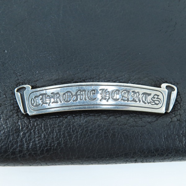実際に弊社で買取させて頂いたCHROME HEARTS/クロムハーツ ゼロピラミッドスタッズ REC-F ジップロングウォレットの画像 4枚目