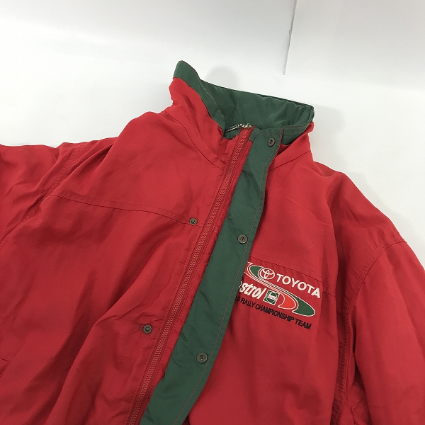 実際に弊社で買取させて頂いたTOYOTA Castrol/トヨタ カストロール World Rally Championship team ジャケット/ブルゾン/Mの画像 5枚目