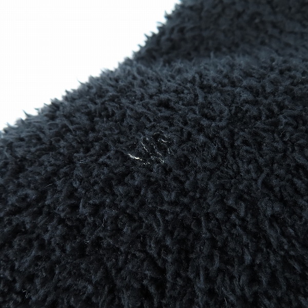 実際に弊社で買取させて頂いたBAREFOOT DREAMS×Ron Herman/ベアフットドリームス×ロンハーマン ジップアップ ボアパーカー ブラック SZMCC1785/Sの画像 5枚目