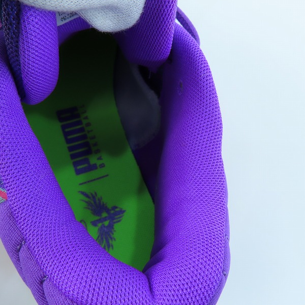 実際に弊社で買取させて頂いた【未使用】PUMA/プーマ シューズ ラメロボール MB.03 Toxic 378916-01/26.5の画像 4枚目
