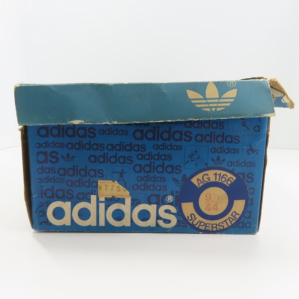実際に弊社で買取させて頂いたadidas/アディダス 金ベロ/フランス製/ヴィンテージ SUPERSTAR/スーパースター スニーカー 9.5の画像 9枚目