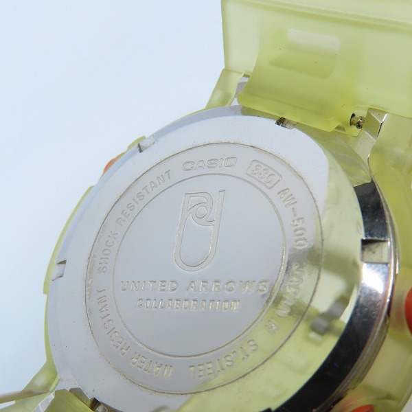 実際に弊社で買取させて頂いたG-SHOCK×UNITED ARROWS/Gショック×ユナイテッドアローズ別注 AW-500BUA-1E【動作未確認】の画像 3枚目