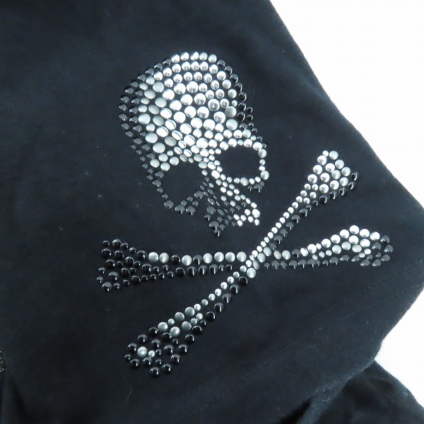 実際に弊社で買取させて頂いたRoen/ロエン LA-DE-FUCKIN-DA! ギタークラッシュ スカルスタッズ Tシャツ 71147056 /48の画像 5枚目