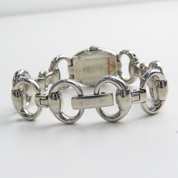 実際に弊社で買取させて頂いたGUCCI/グッチ トルナヴォーニ レディースウォッチ/腕時計 YA118502【動作未確認】の画像 2枚目