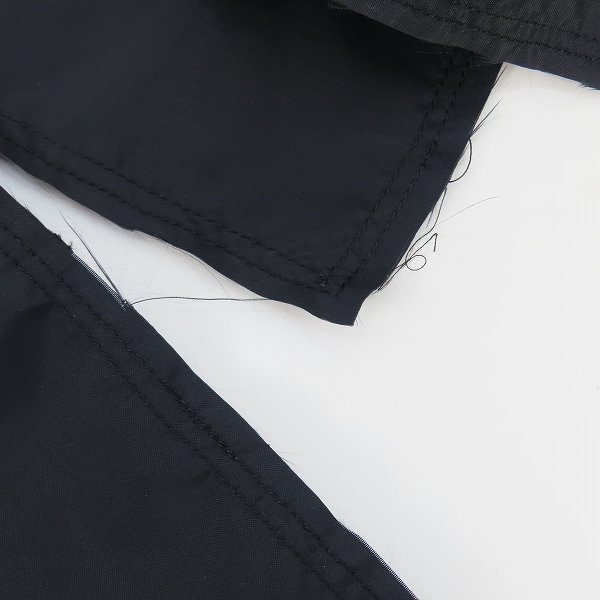 実際に弊社で買取させて頂いた(2)【未使用】BLACK COMME des GARCONS/ブラックコムデギャルソン 短冊ナイロンコート AD2019 1D-J041/Sの画像 5枚目