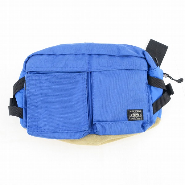 実際に弊社で買取させて頂いたHEAD PORTER/ヘッドポーター WAIST BAG ウエストバッグ 鞄 ブルー