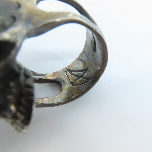 実際に弊社で買取させて頂いたCRAZY PIG/クレイジーピッグ グレイトフル デッド リング 14.5号-15号の画像 6枚目