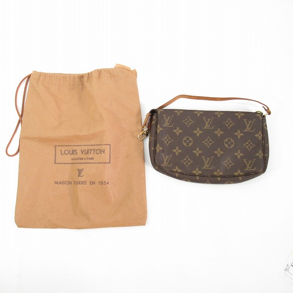 実際に弊社で買取させて頂いたLOUIS VUITTON /ルイ ヴィトン ポシェットアクセソワール モノグラム アクセサリー ポーチ/ハンドバッグ M51980の画像 8枚目