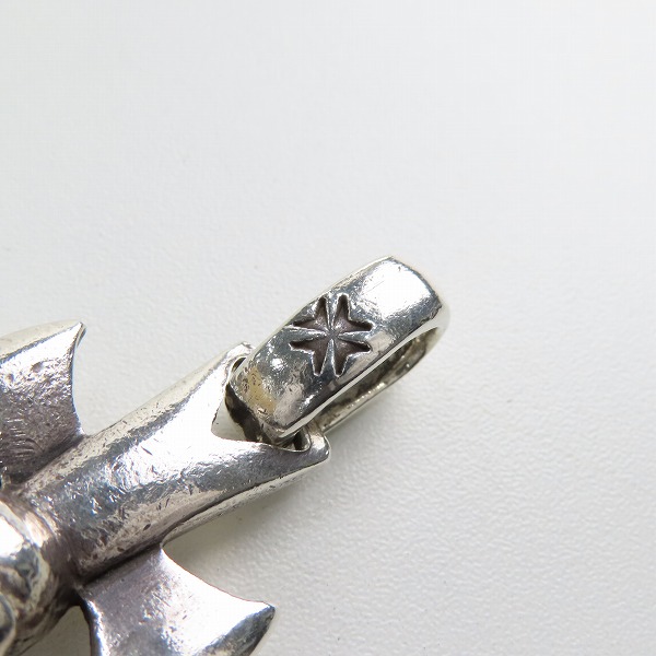 実際に弊社で買取させて頂いた【証明書/ギャラ付】Gaboratory/ガボラトリー Single skull dagger round top/シングルスカルダガーラウンドトップ ペンダントの画像 6枚目