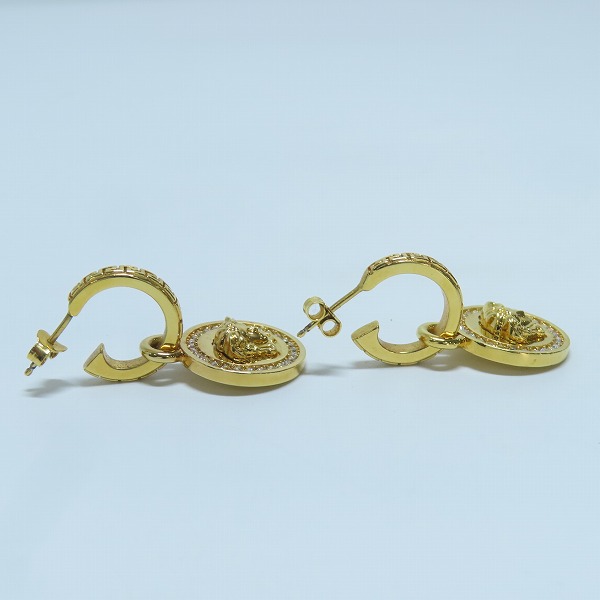 実際に弊社で買取させて頂いたVERSACE/ヴェルサーチ ゴールド メデューサ ピアス 両耳の画像 3枚目