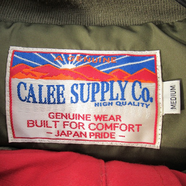 実際に弊社で買取させて頂いたCALEE/キャリー マウンテンパーカー レッド /Mの画像 2枚目