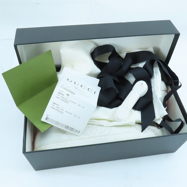 実際に弊社で買取させて頂いたGUCCI/グッチ インターロッキングG スニーカー 598527/38の画像 8枚目