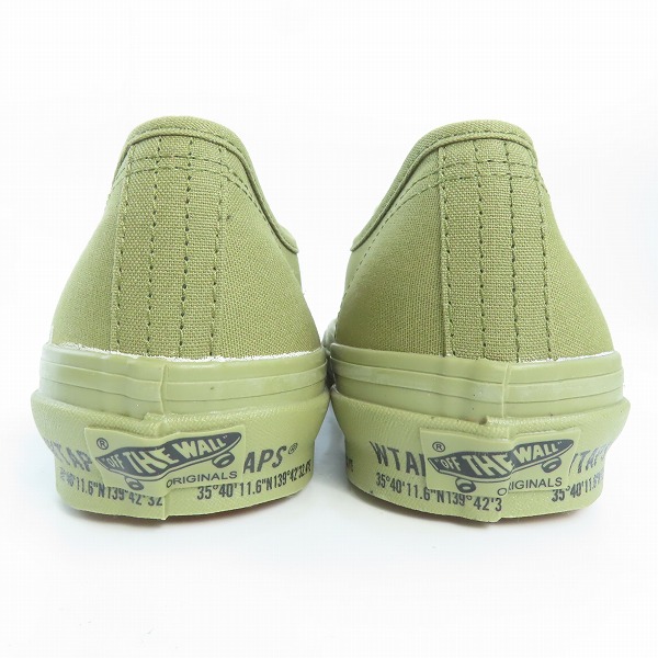 実際に弊社で買取させて頂いたWTAPS×VANS/ダブルタップス×バンズ OG AUTHENTIC LX/ 212BWVND-FWMO1S/27の画像 1枚目