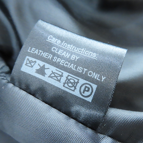 実際に弊社で買取させて頂いたSCHOTT/ショット ファーライナー付き ライダースジャケット 643 42の画像 4枚目