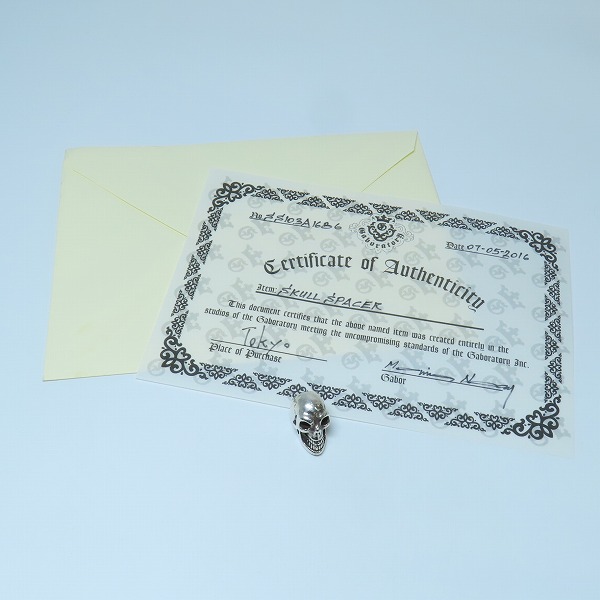 実際に弊社で買取させて頂いた(2)【ギャラ付】GABORATORY/ガボラトリー/ガボール ハッピースカルビーズの画像 9枚目