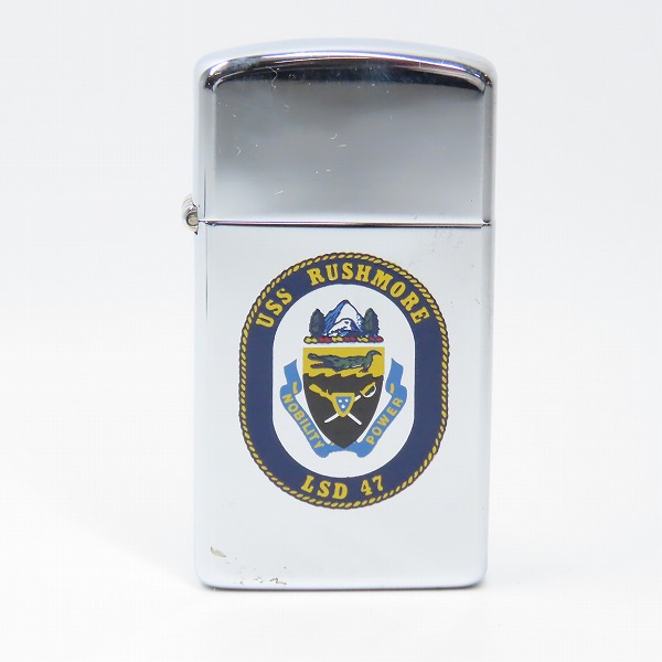 実際に弊社で買取させて頂いたZIPPO/ジッポー スリム USS RUSHMORE LSD47 1991年製