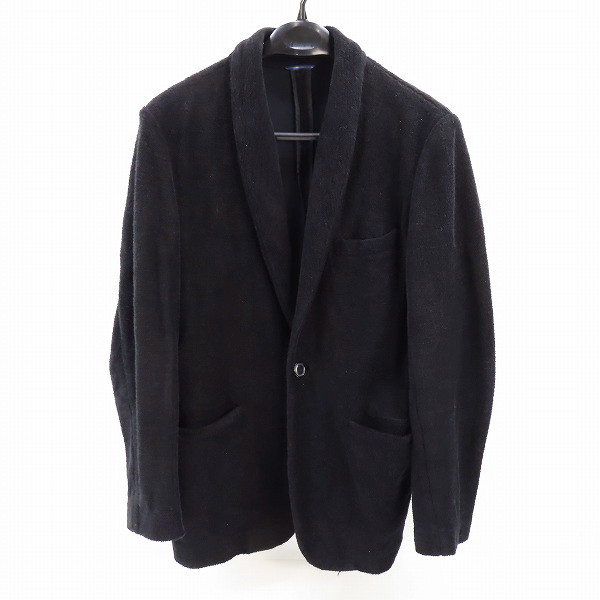 実際に弊社で買取させて頂いたjunhashimoto/ジュンハシモト SHAWL COLLAR 1B JACKET パイル地 ジャケット 1032010012 /3