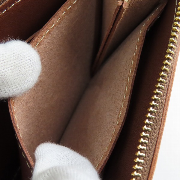 実際に弊社で買取させて頂いた土屋鞄製造所/ツチヤカバン L字ファスナー レザー ウォレット/コインケース/小銭入れ ブラウンの画像 4枚目