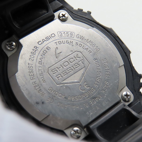 実際に弊社で買取させて頂いたG-SHOCK/Gショック マルチバンド6 タフソーラー 腕時計/ウォッチ GW-M5610-1JFの画像 3枚目