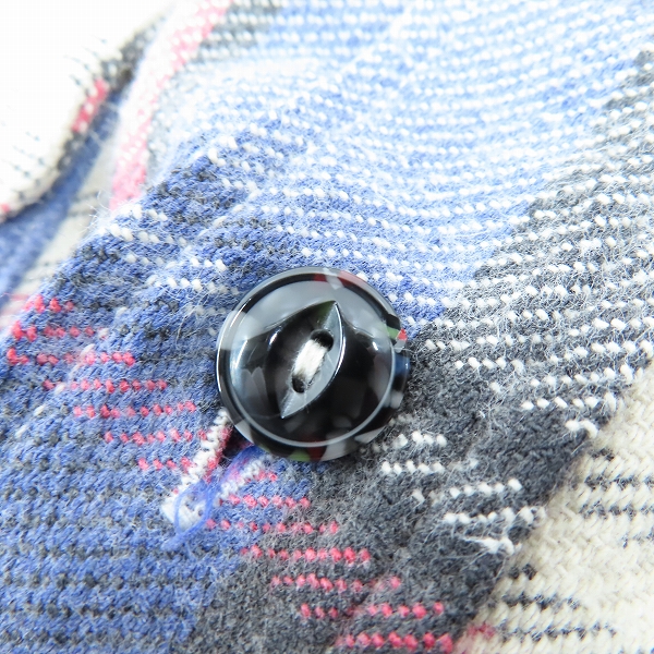 実際に弊社で買取させて頂いたSUGAR CANE/シュガーケーン チェック柄 ネルシャツ SC27118 ブルー系 XLの画像 5枚目