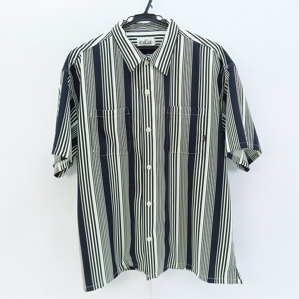 実際に弊社で買取させて頂いたCALEE/キャリー ストライプ 半袖シャツ /L