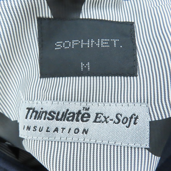 実際に弊社で買取させて頂いたSOPHNET./ソフネット シングルブレストコート ウール SOPH-156084/Mの画像 2枚目