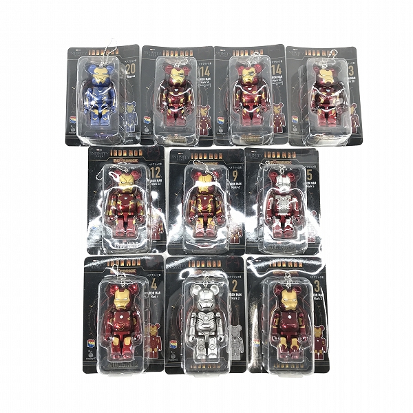 実際に弊社で買取させて頂いた【おまとめ/未開封】Happyくじ BE@RBRICK/ベアブリック アイアンマン マーク5/43/50/レスキュー 等