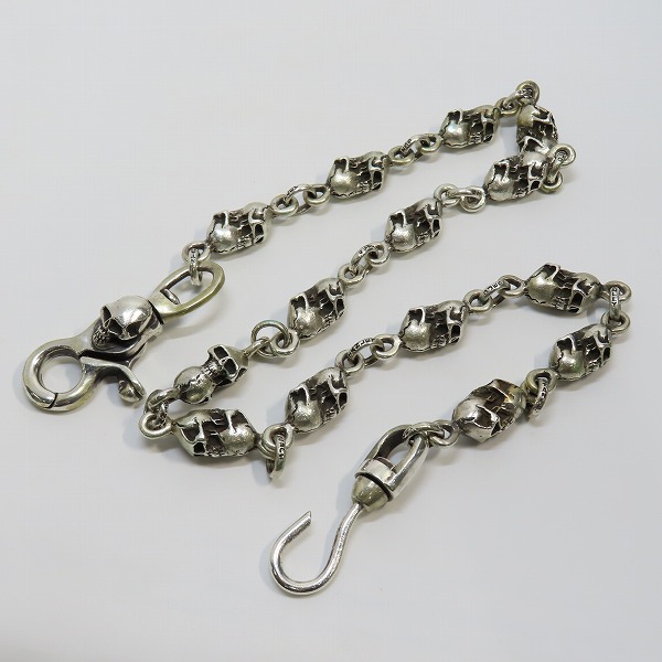 実際に弊社で買取させて頂いたSTANLEY GUESS/スタンリーゲス スカルウォレットチェーンの画像 8枚目