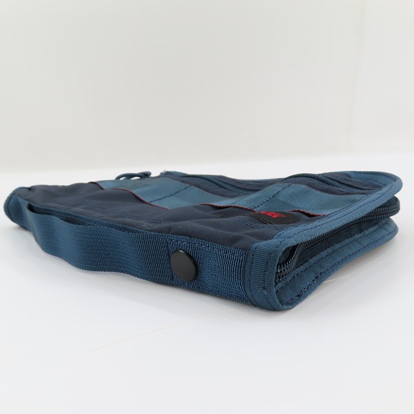 実際に弊社で買取させて頂いたBRIEFING/ブリーフィング TRAVEL TAP トラベルタップ クラッチバッグ ネイビーの画像 2枚目