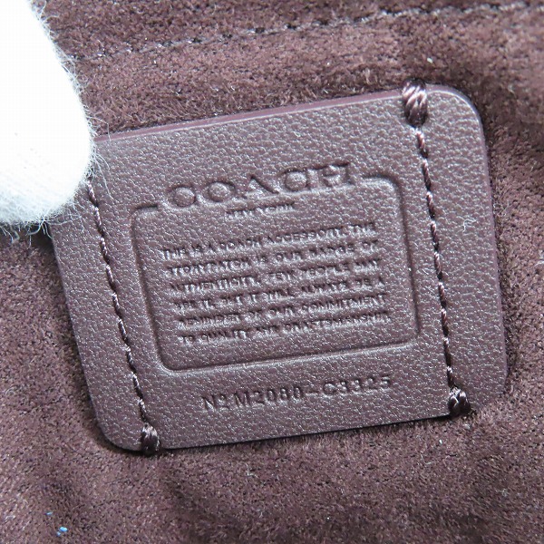 実際に弊社で買取させて頂いたCOACH/コーチ デニム ショルダーバッグ/C3325の画像 6枚目
