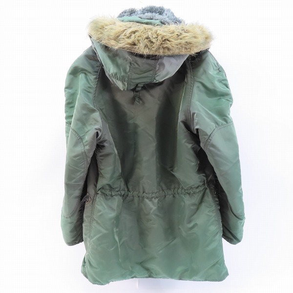 実際に弊社で買取させて頂いたALPHA INDUSTRIES/アルファインダストリーズ USA製 N-3B フライトジャケット/Sの画像 1枚目