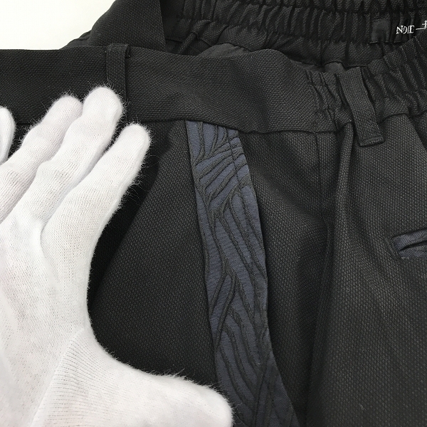 実際に弊社で買取させて頂いたNO ID.BLACK/ノーアイディー ハイウエストワイドトラウザーズ パンツ 453006-559P/1の画像 6枚目