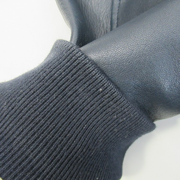 実際に弊社で買取させて頂いたMilok/ミロック 襟付きレザージャケット 21SSBL01/44の画像 6枚目