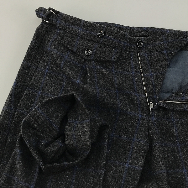 実際に弊社で買取させて頂いたINCOTEX×BEAMS/インコテックス×ビームス スラックスパンツ チェック柄 46の画像 6枚目