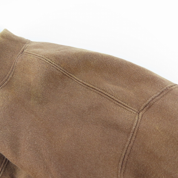 実際に弊社で買取させて頂いたA BATHING APE/アベイシングエイプ  パッチ付き スウェット カーディガン/Lの画像 4枚目