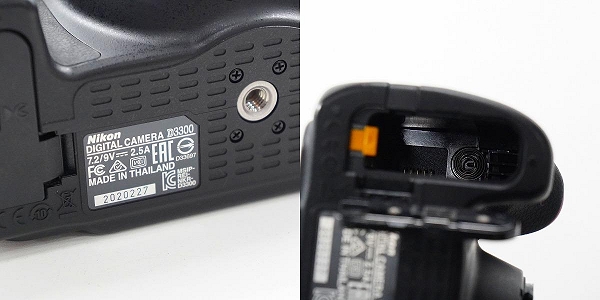 実際に弊社で買取させて頂いたNikon/ニコン D3300/DX AF-S NIKKOR 18-55mm 1:3.5-5.6G VR II デジタル一眼レフカメラ 動作未確認の画像 7枚目