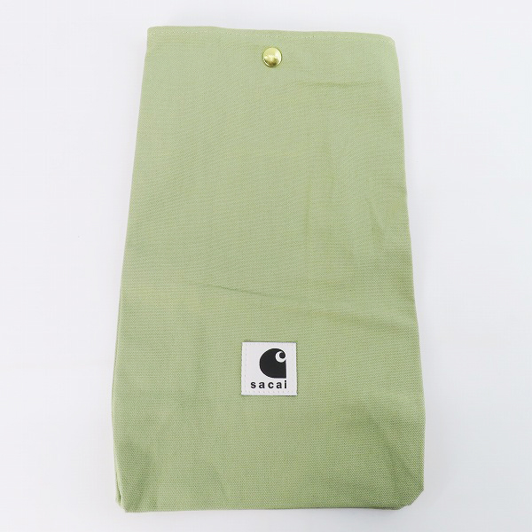 実際に弊社で買取させて頂いたSACAI × CARHARTT/サカイ×カーハート キャンバスノベルティーバッグ カーキ 24-0814Sの画像 1枚目