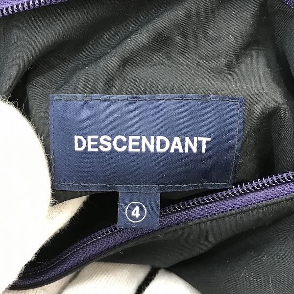実際に弊社で買取させて頂いたDESCENDANT/ディセンダント CABALLO NYLON JACKET リバーシブル ジャケット 4の画像 4枚目