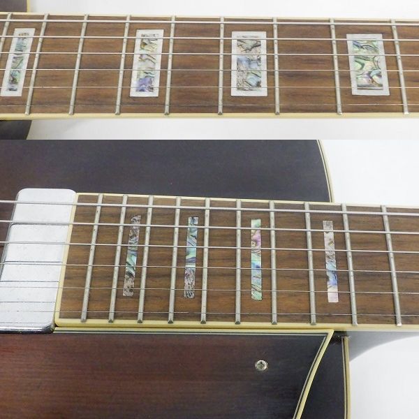 実際に弊社で買取させて頂いた★【使用感有】Ibanez/アイバニーズ ARTCORE AF84-DVS アーチトップ ピックギター/フルアコ/エレキギター Bigsby搭載の画像 3枚目