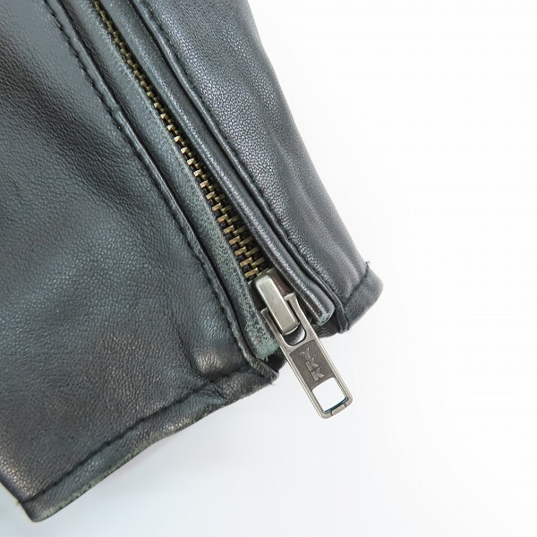 実際に弊社で買取させて頂いたJOURNAL STANDARD relume/ジャーナルスタンダード レリューム レザー ライダースジャケット/Sの画像 7枚目