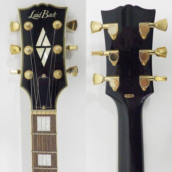 実際に弊社で買取させて頂いた★Laid Back/レイドバック レスポールカスタムType セットネック エレキギター ソフトケース付の画像 2枚目
