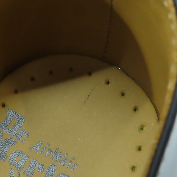 実際に弊社で買取させて頂いたDr.Martens/ドクターマーチン 3EYE BOOTS 3ホールブーツ ブラック 1461/1183002/UK8の画像 6枚目