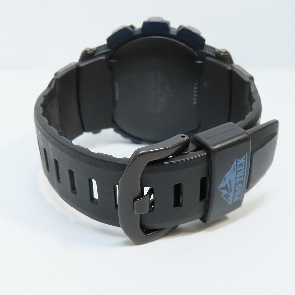 実際に弊社で買取させて頂いたCASIO/カシオ プロトレック PRW-2000Y PROTREK スリムタイプ 青×黒の画像 2枚目