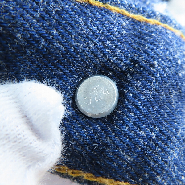 実際に弊社で買取させて頂いたLevi's/リーバイス 90s 501xx 米国製 デニムパンツ/ジーンズ 刻印524 /501-0000/W33L36の画像 6枚目