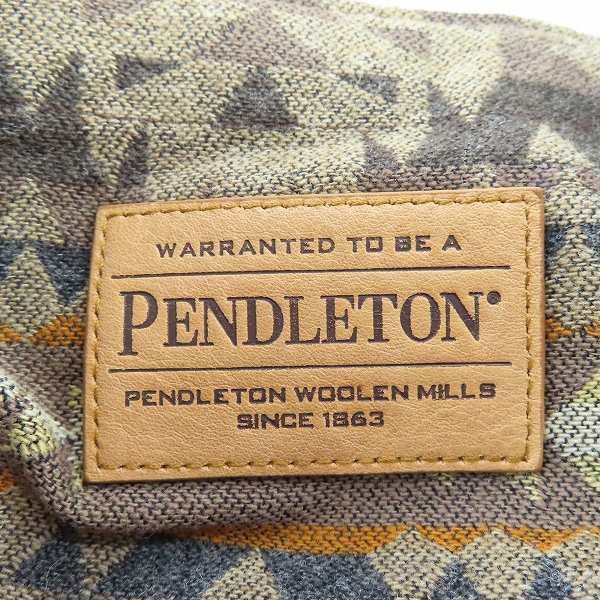 実際に弊社で買取させて頂いたPENDLETON/ペンドルトン ウール ネイティブ柄トートバッグ　の画像 4枚目