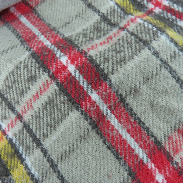 実際に弊社で買取させて頂いたNUMBER(N)INE/ナンバーナイン ハイスト期 THS フード付 チェック 長袖ネルシャツ/2の画像 6枚目