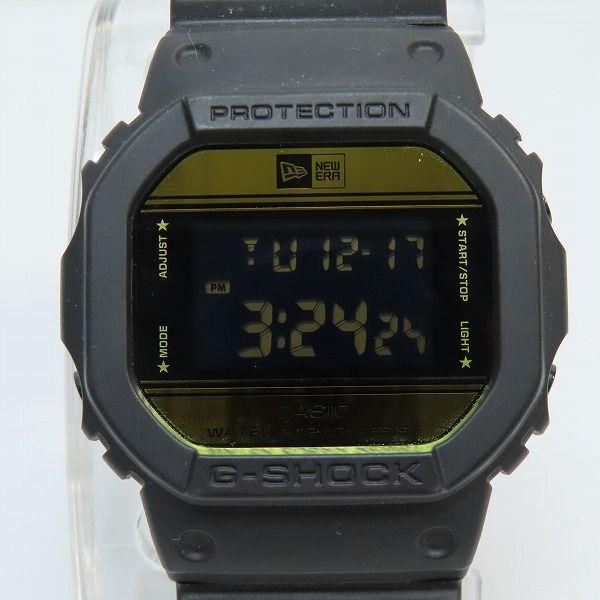 実際に弊社で買取させて頂いたG-SHOCK×NEW ERA/Gショック×ニューエラ 35周年スペシャルコラボモデル 腕時計 DW-5600NE-1JRの画像 0枚目