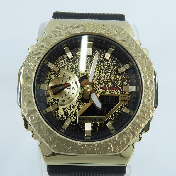 実際に弊社で買取させて頂いたG-SHOCK/Gショック メタルカバード 月モデル ブラック/ゴールド GM-2100MG-1AJRの画像 0枚目
